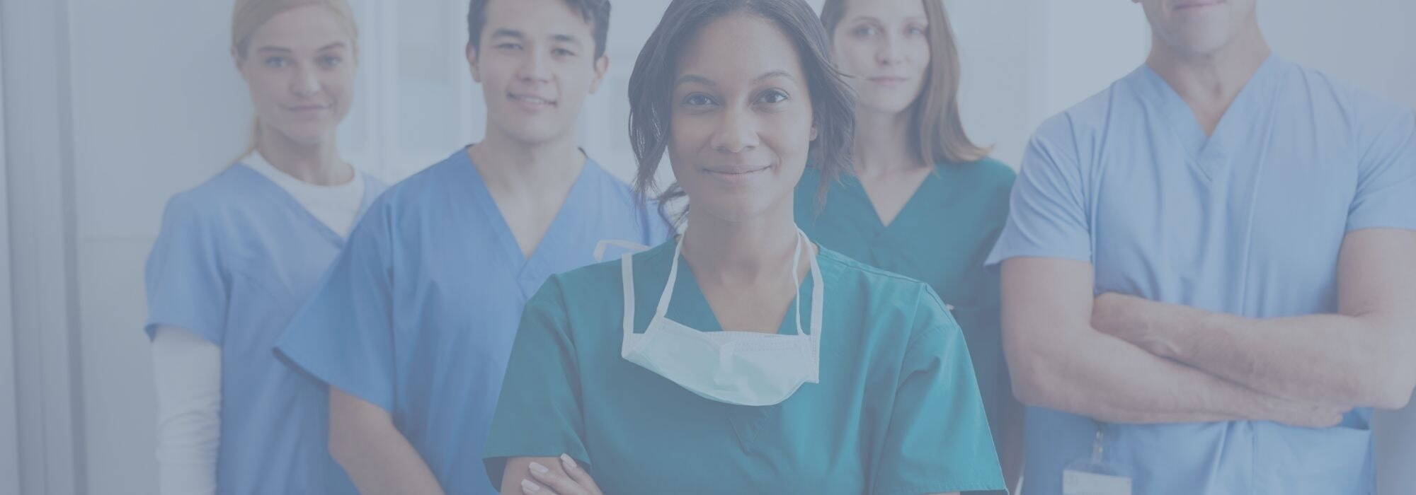 Group of smiling Nurses