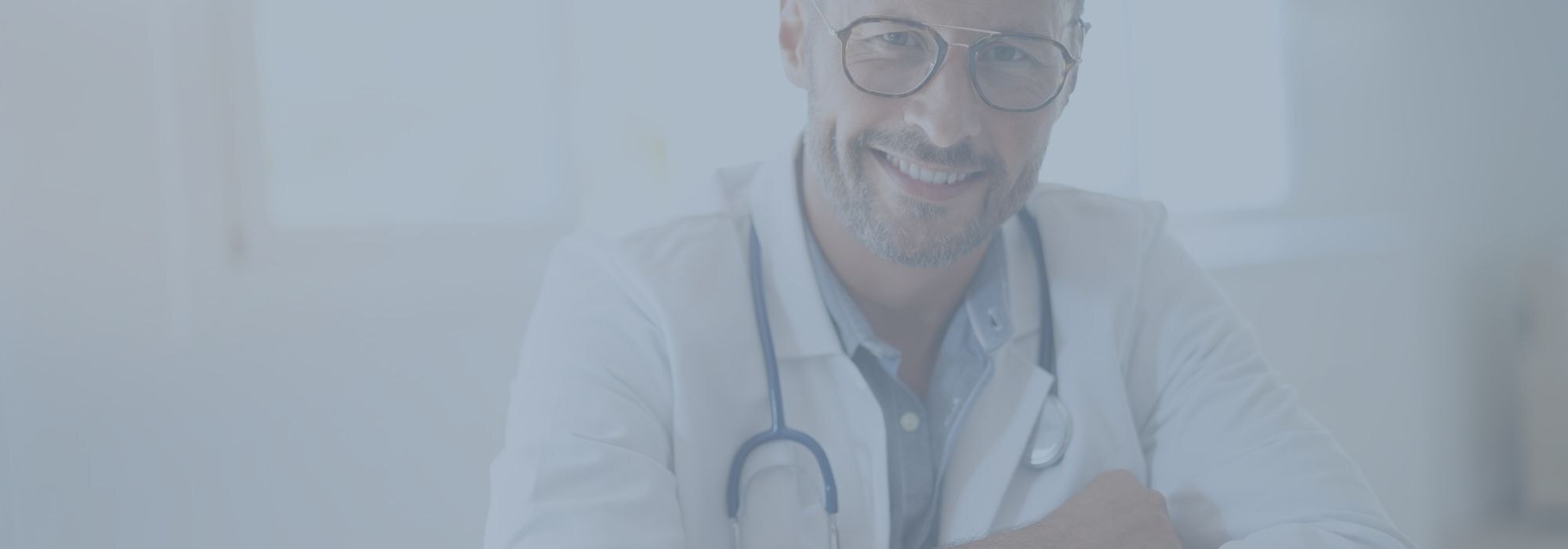 Cheerful locum doctor 