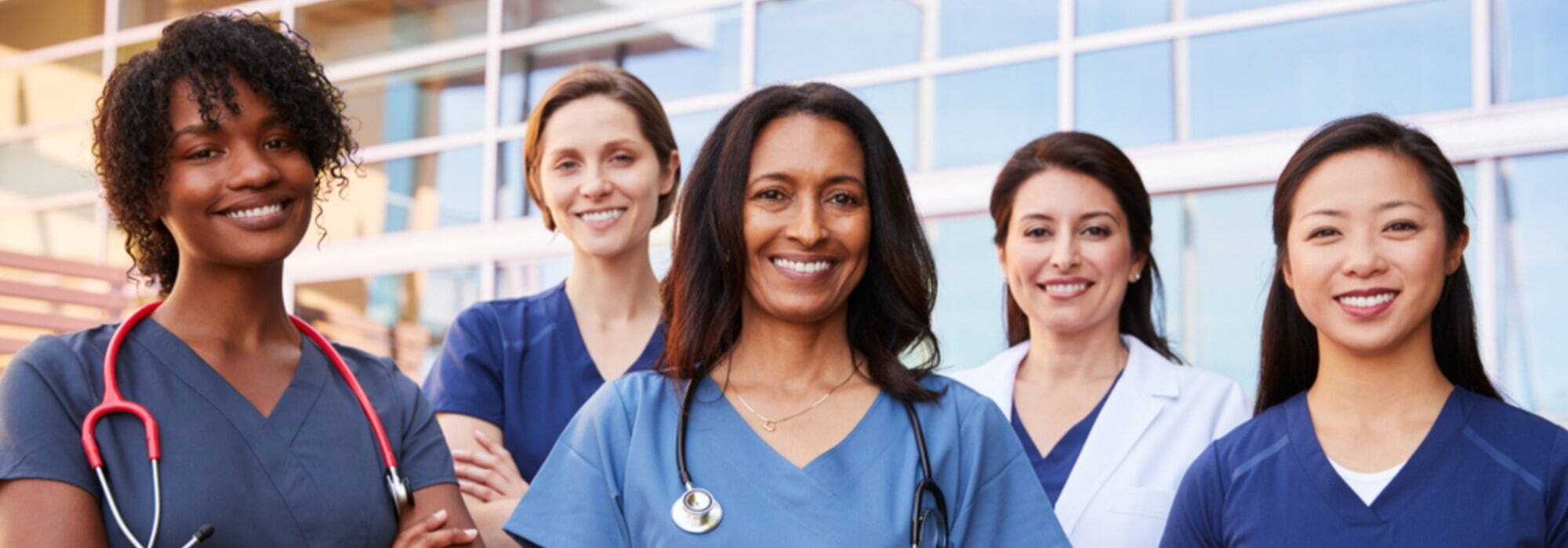 Group of TTM Nurses smiling at camera